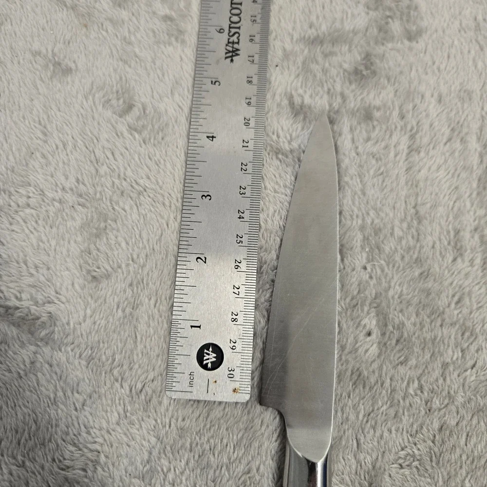 Kamikoto Japanese Honshu Steak Knife Single 5 Inch Blade Black Handle